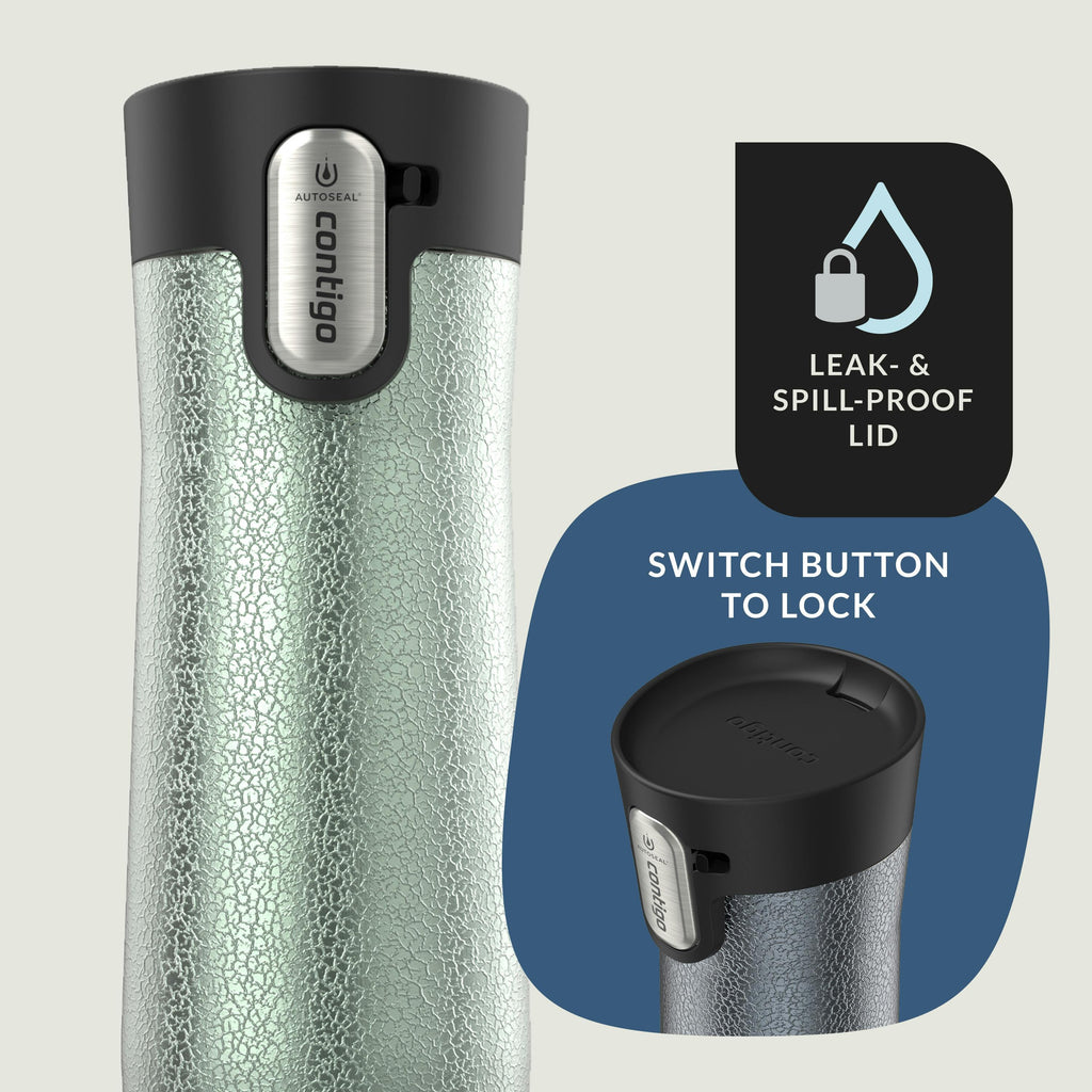 Contigo® AUTOSEAL® West Loop Vacuum-Insulated Stainless Steel Travel Mug with Easy-Clean Lid, 20 oz, 2-Pack