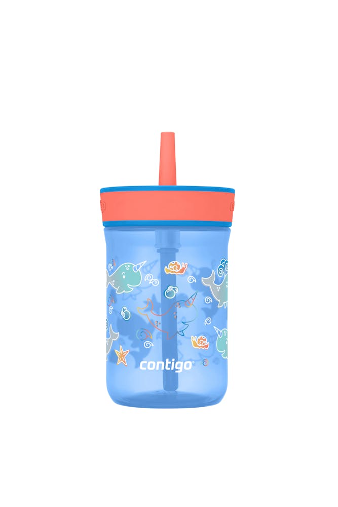 Kids’ Leighton Straw Tumbler with Spill-Proof Leak-Proof Lid, 14oz R1