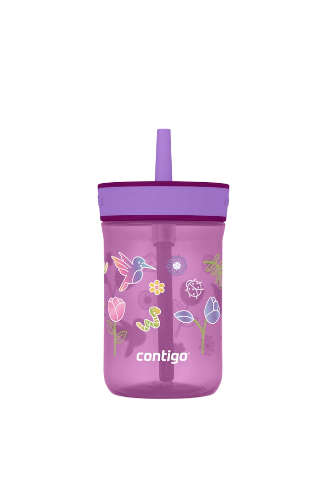 Kids’ Leighton Straw Tumbler with Spill-Proof Leak-Proof Lid, 14oz R1